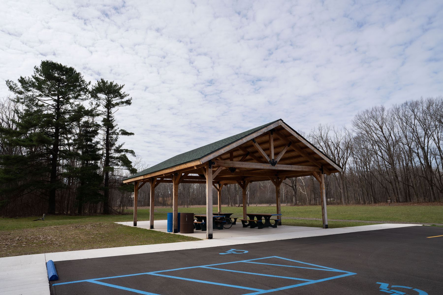 Weesaw Park Improvements construction details in New Troy, MI by R. Yoder Construction